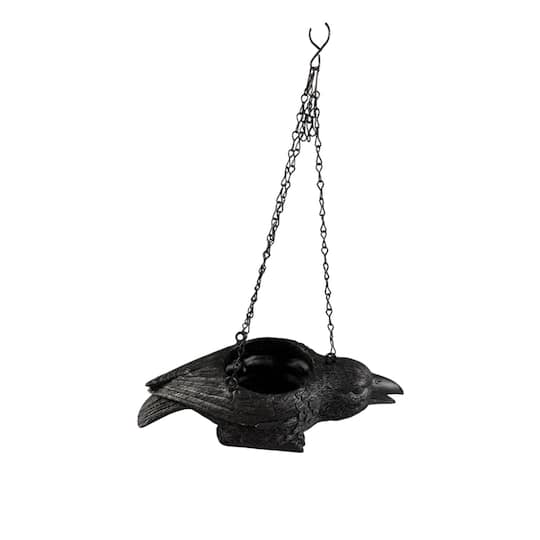 Michaels, 11.5" Black Hanging Crow Planter by Ashland® – Category: Halloween Vases & Containers